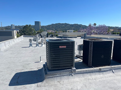 Look for any visible signs of damage or leaks in the ductwork.